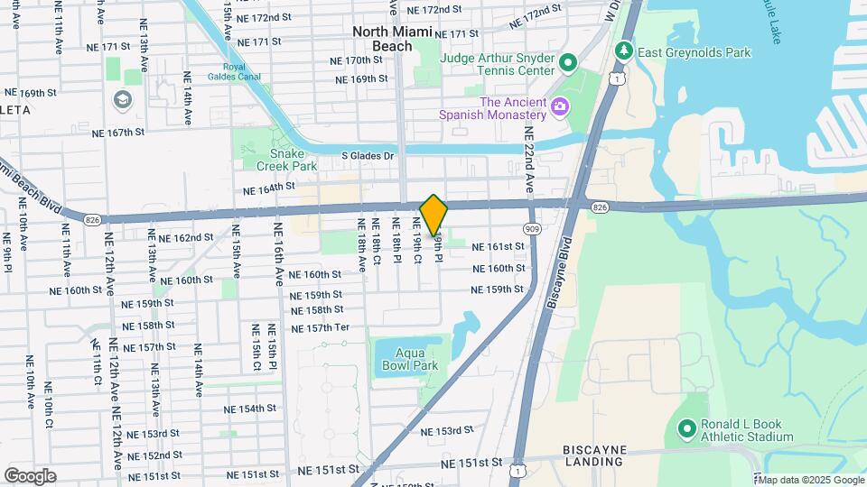 16120 NE 19th Pl, Unit 1 Mapa y Detalles de la Ubicación