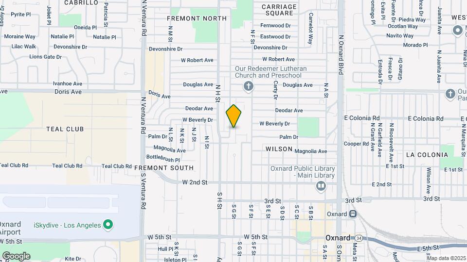 336-344 N G St Mapa y Detalles de la Ubicación