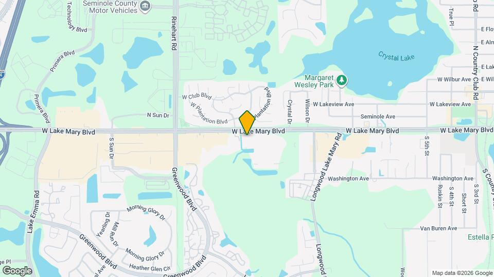 3575 W Lake Mary Blvd Map and Location Details