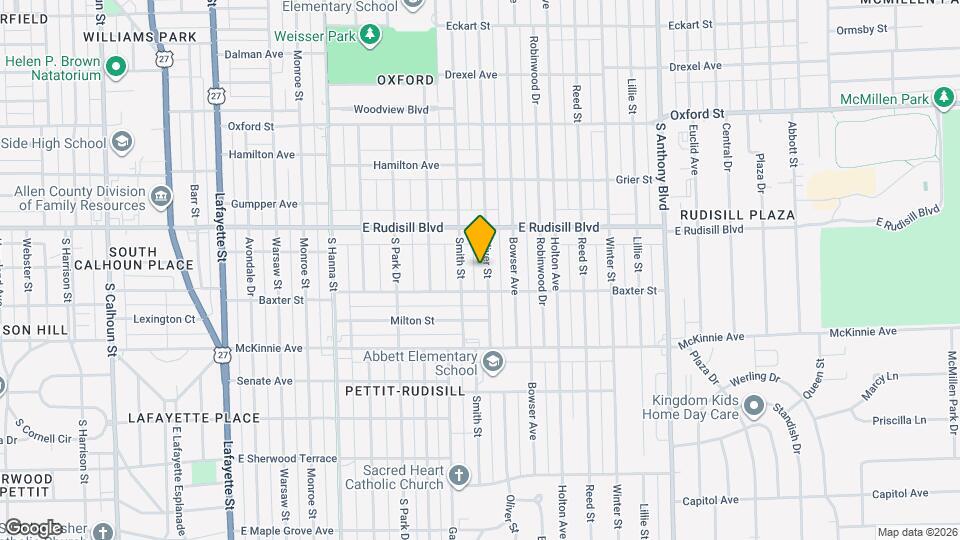 4014 Oliver St Map and Location Details
