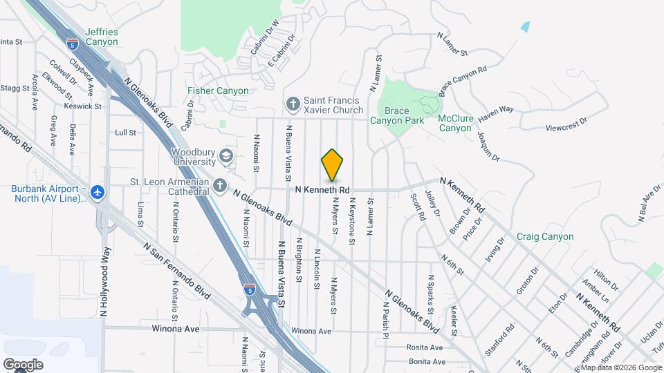 2801 N Myers St Map and Location Details