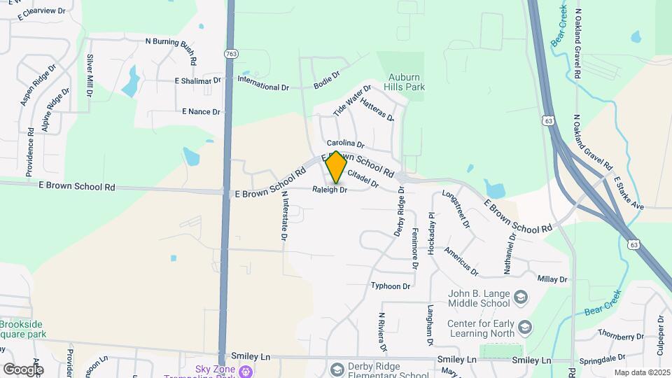 1417 Raleigh Dr Map and Location Details