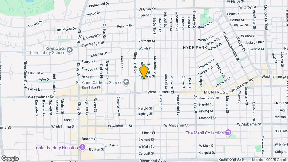 2415 Huldy St Map and Location Details