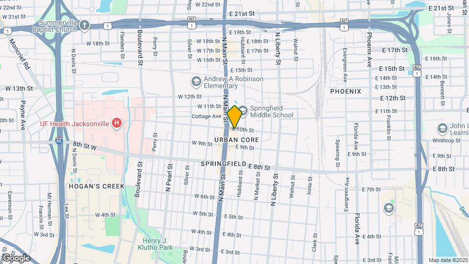 1950 Redell St Map and Location Details