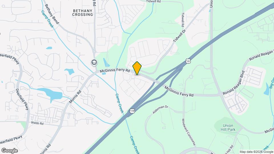 3808 Fairhill Point Map and Location Details