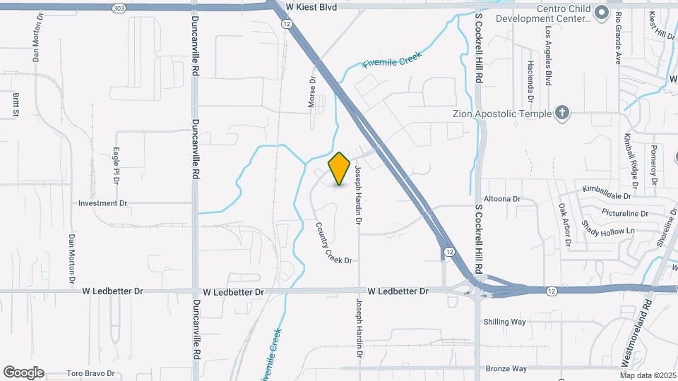 4618 Country Creek Dr Map and Location Details