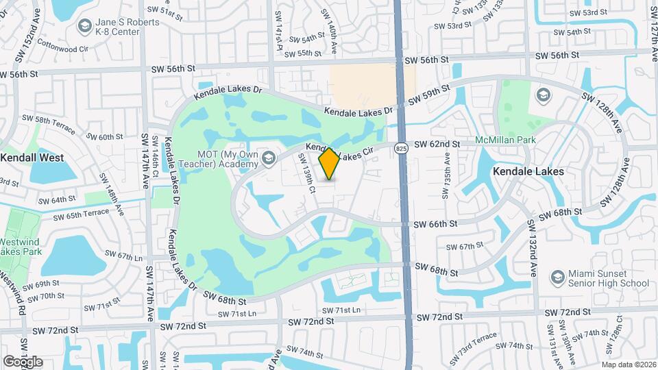 13855 SW 64th St Map and Location Details