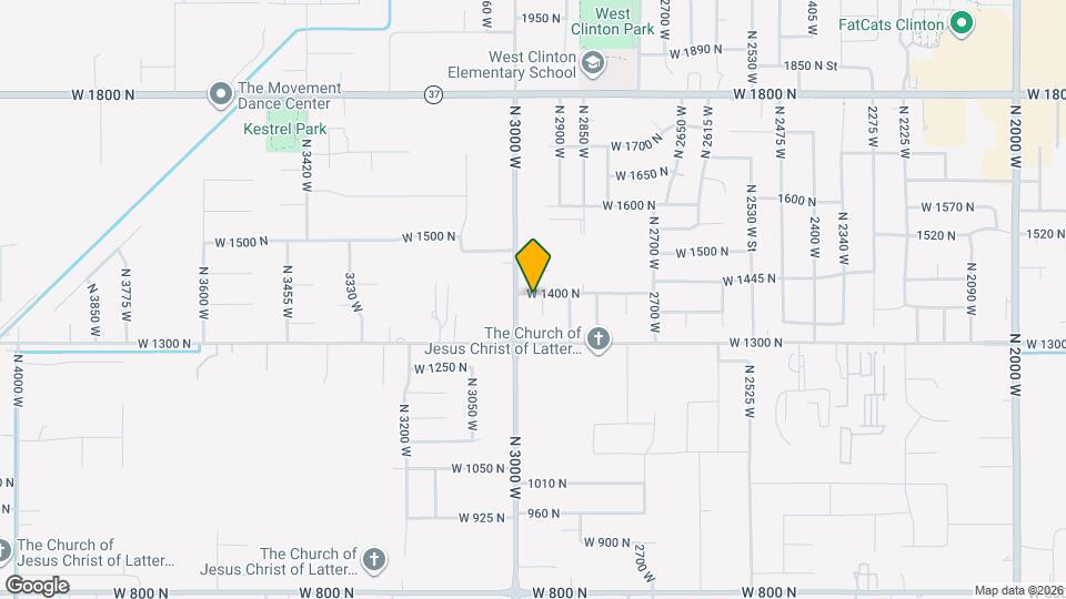 2961 W 1400 N Map and Location Details
