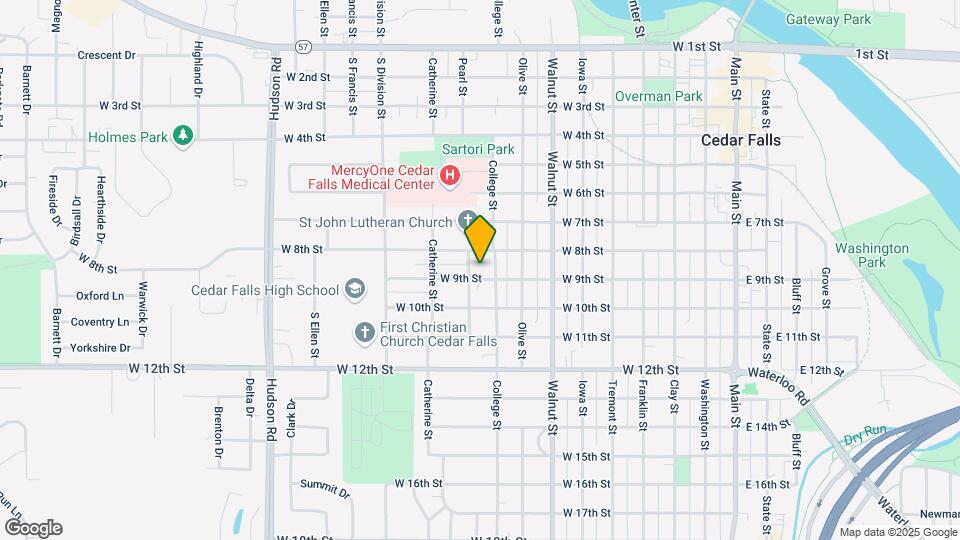 915 W 9th St Map and Location Details