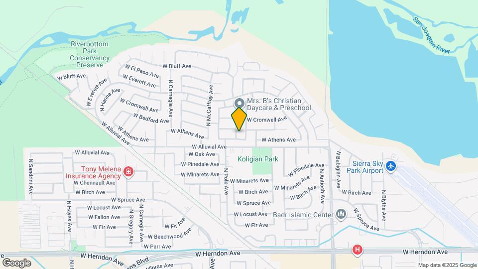 7526 N Ellendale Ave Map and Location Details