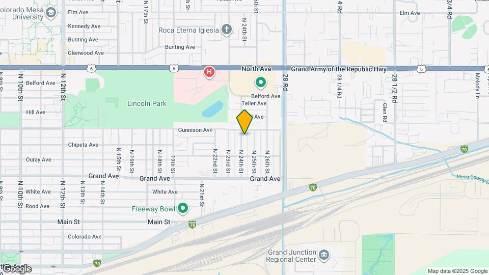 566 N 24th St Map and Location Details