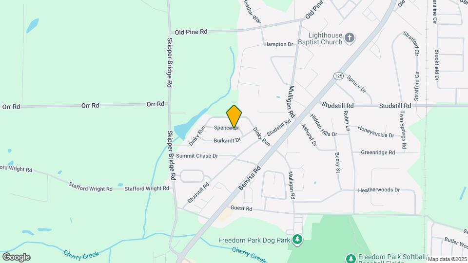 3528 Spence Dr Map and Location Details