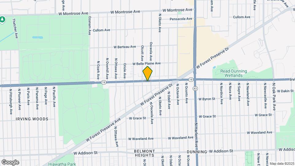 7441 W Irving Park Rd Map and Location Details