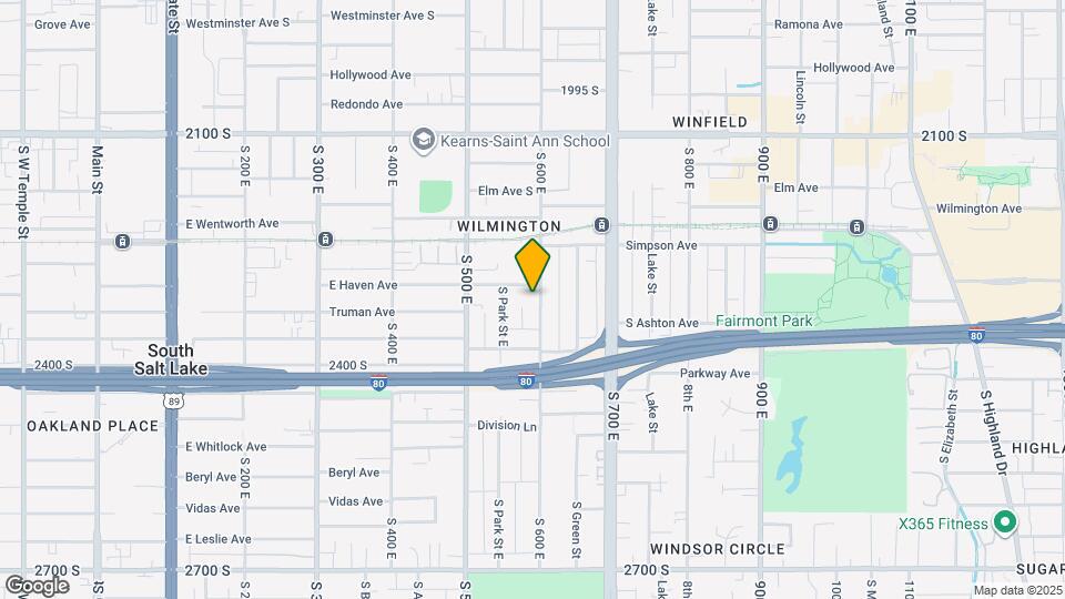 2310 S 600 E, Unit 2 Map and Location Details