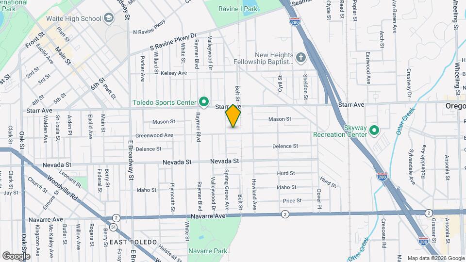 1715 Greenwood Ave Map and Location Details