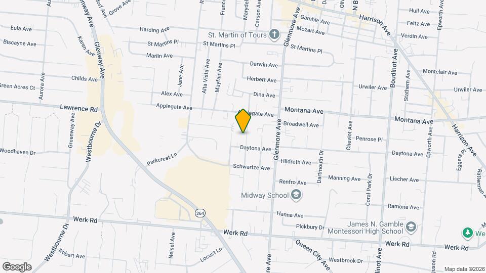 3317 Buell St Map and Location Details