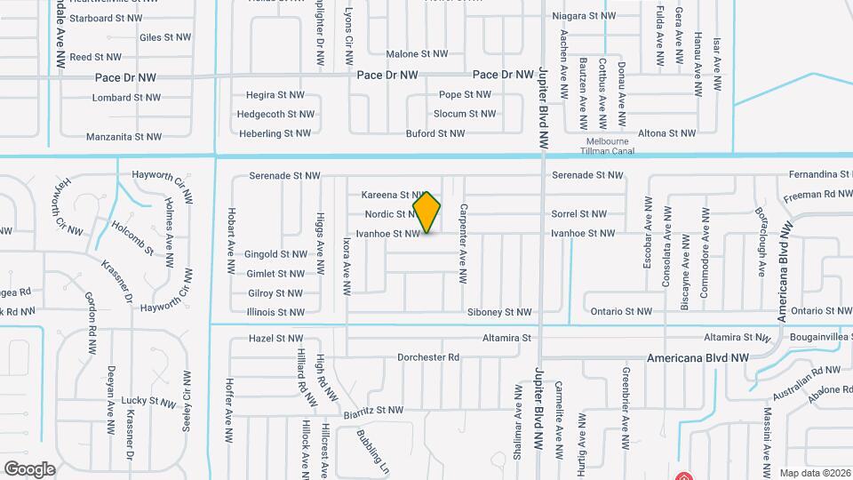 1114 Ivanhoe St NW Mapa y Detalles de la Ubicación