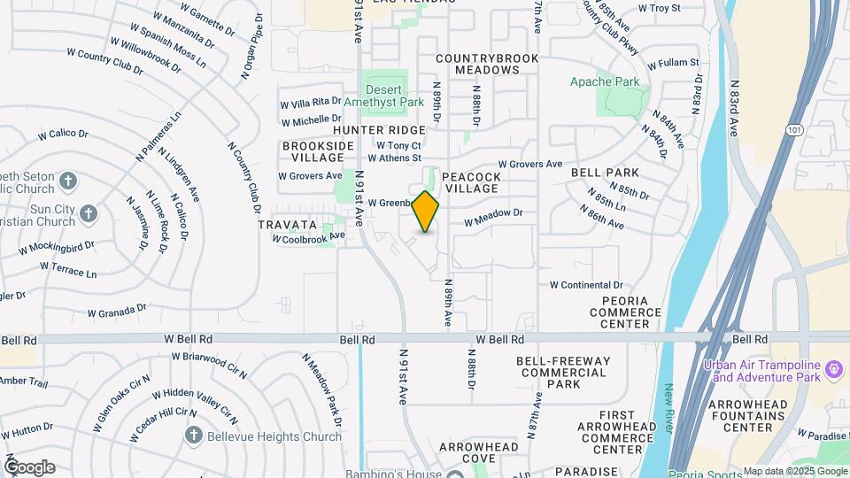 17374 N 89th Ave Map and Location Details