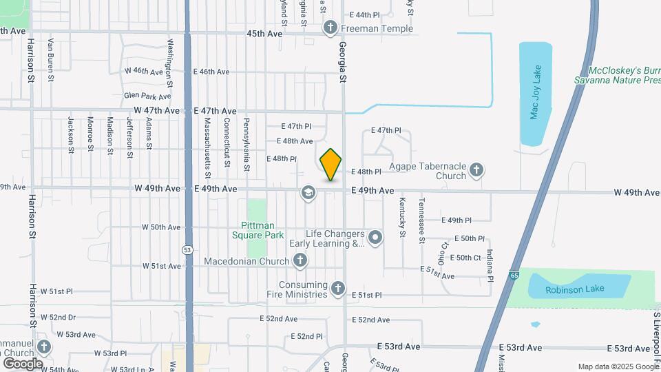 712 E 49th Ave Mapa y Detalles de la Ubicación