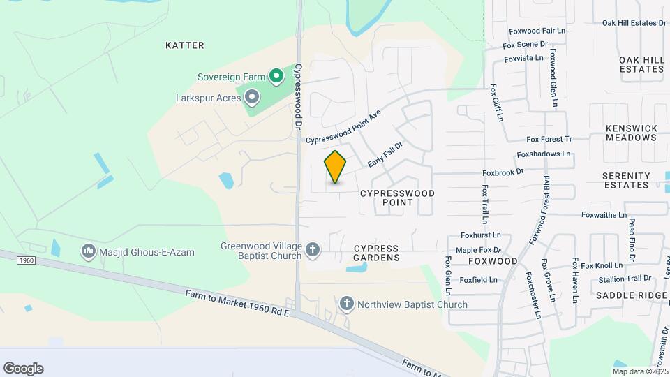 6411 Westward Wood Way Map and Location Details