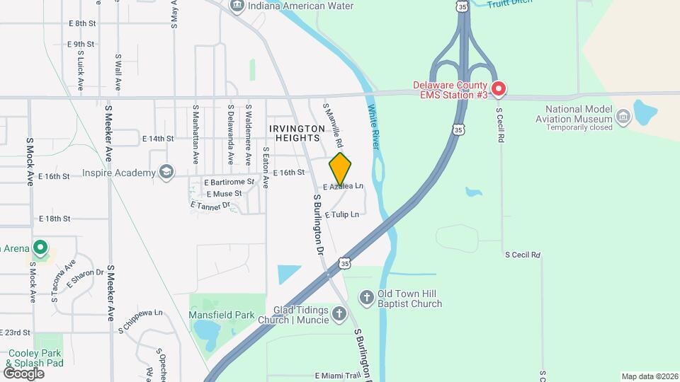 3605 E Azalea Ln Map and Location Details