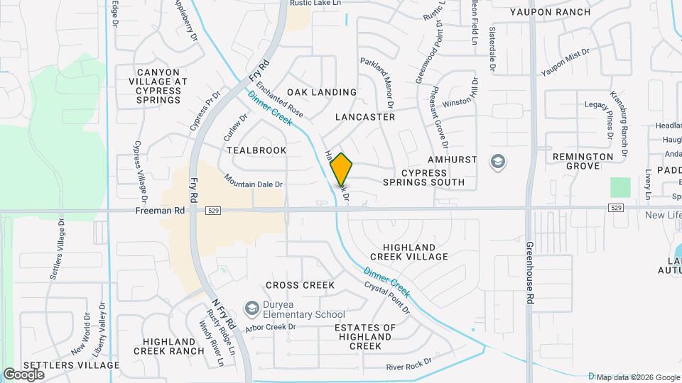 7019 Haven Creek Dr Map and Location Details