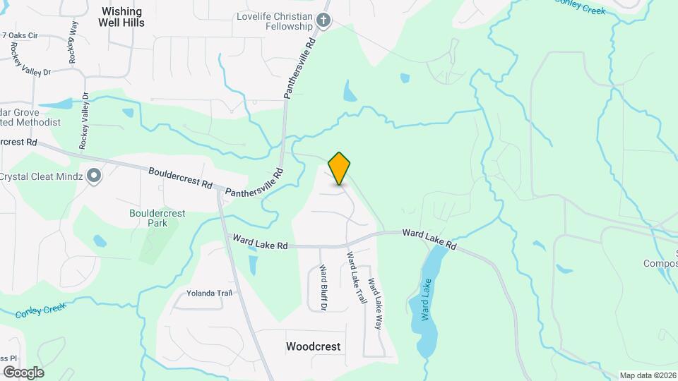 2708 Boulder Pointe Ct Map and Location Details