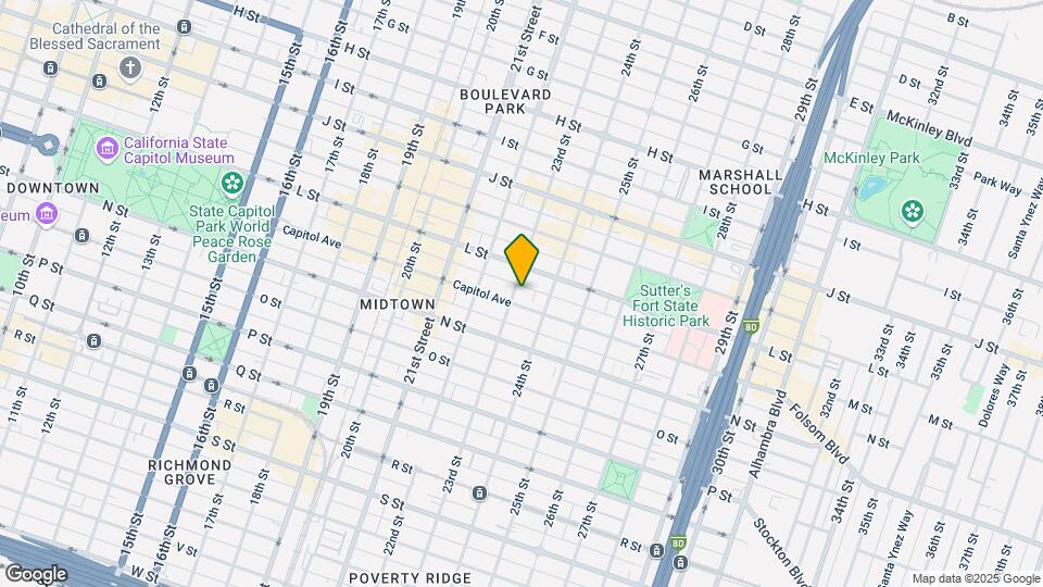 1227 23rd St Map and Location Details