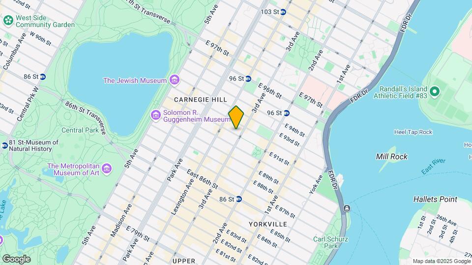 173 E 91st St Map and Location Details