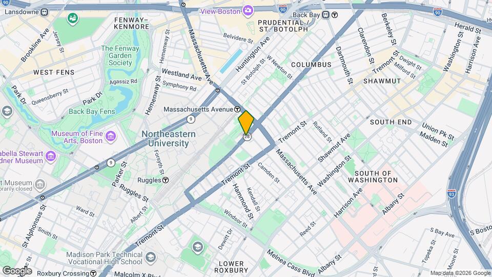 608 Columbus Ave, Unit #2R, Mapa y Detalles de la Ubicación