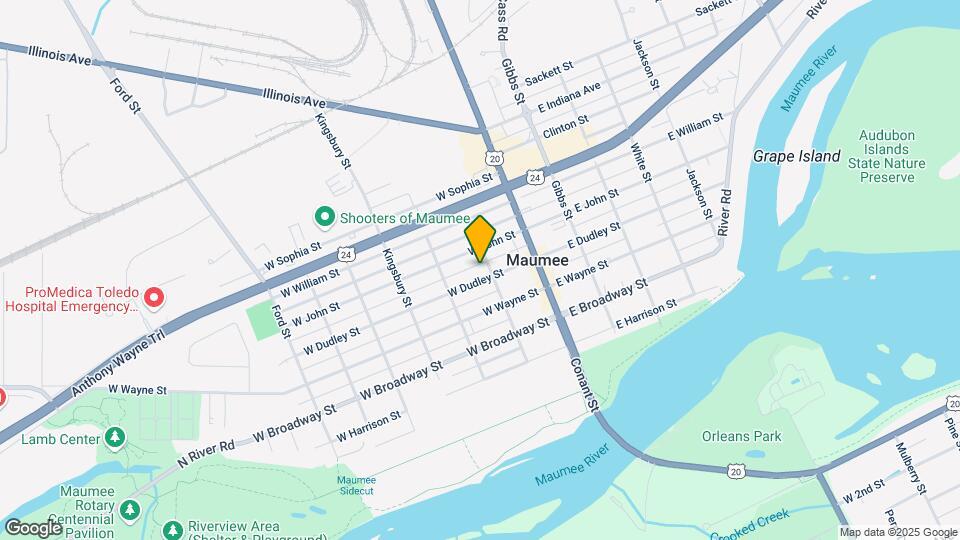 209 W Dudley St, Unit upper Map and Location Details