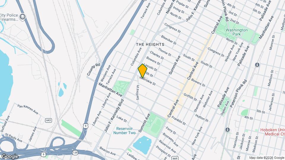 119 Zabriskie St Map and Location Details