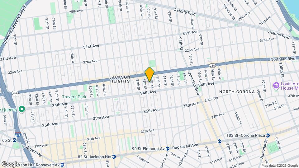 3334 89th St, Unit 2 Mapa y Detalles de la Ubicación