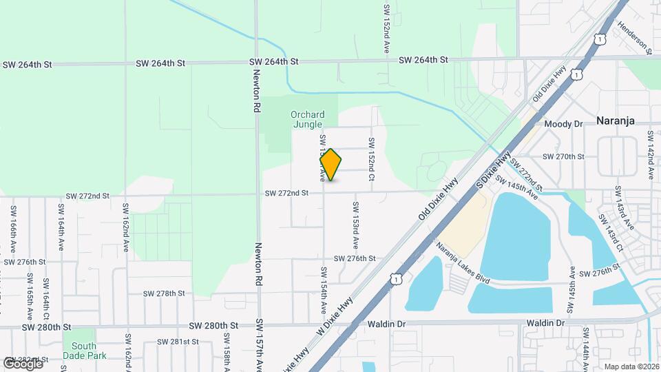 15395 SW 272nd St Map and Location Details
