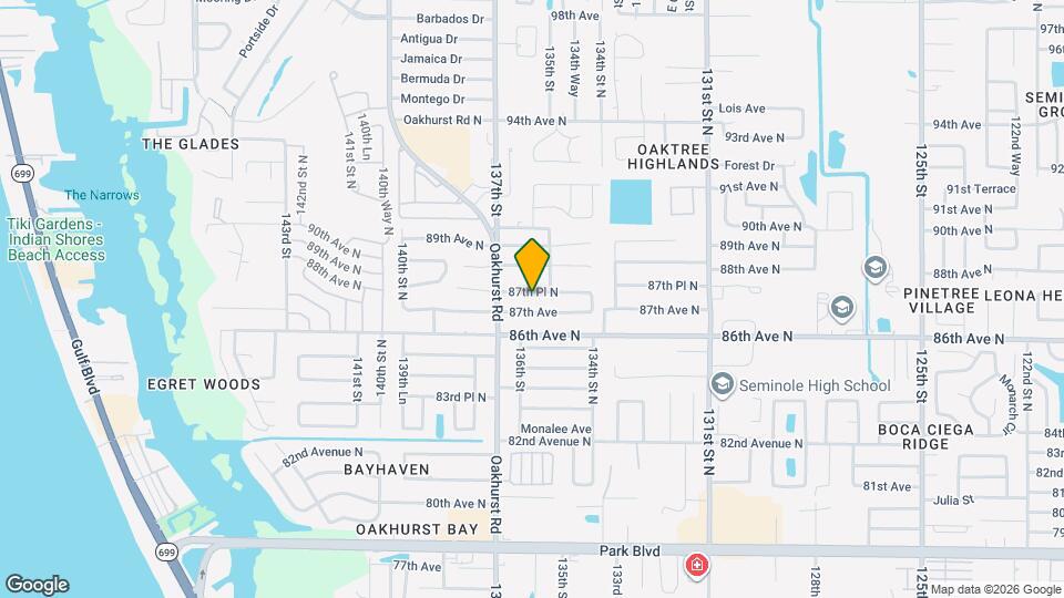 13610 87th Pl N Map and Location Details