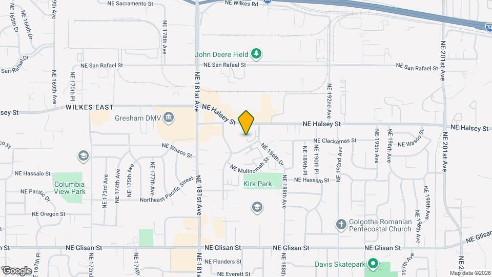 1336 NE 186th Ave Map and Location Details