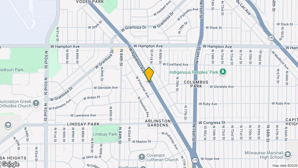 8043 W Appleton Ave, Unit 4 Map and Location Details