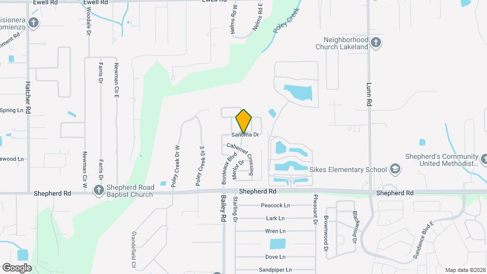 3284 Sanoma Dr Map and Location Details