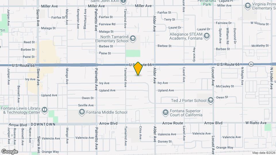 17585 Vine St Map and Location Details
