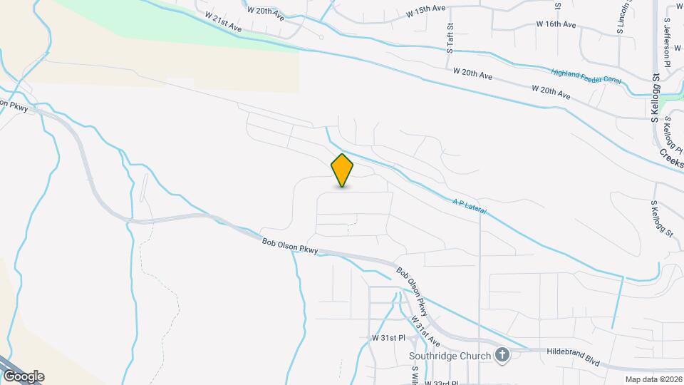 7069 W 24th Ave Map and Location Details