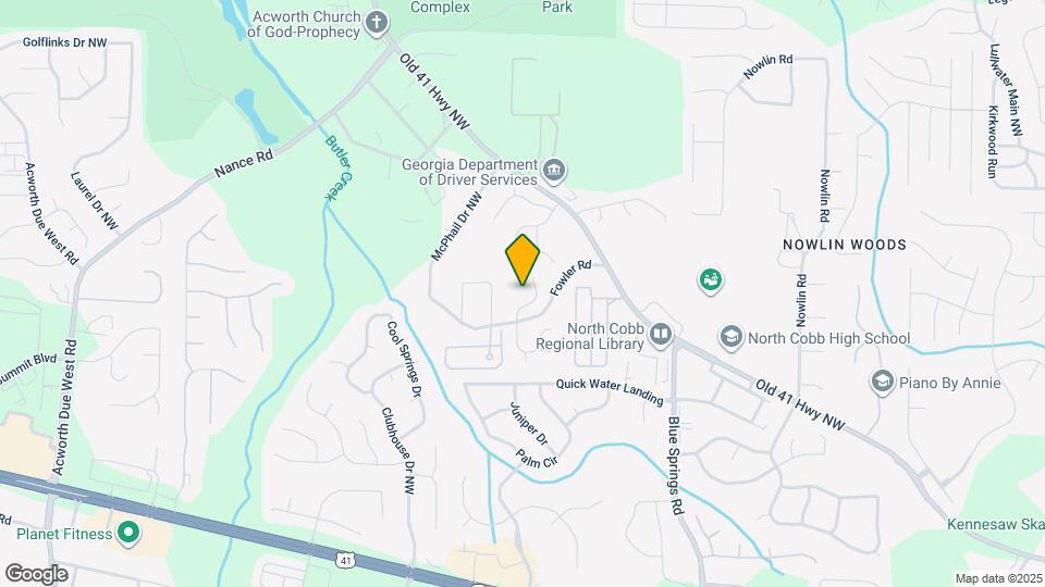 3615 Clubside Walk Map and Location Details