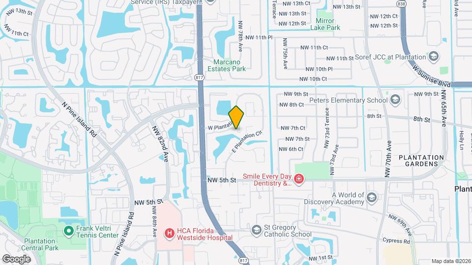 7852 NW 7th Ct Map and Location Details