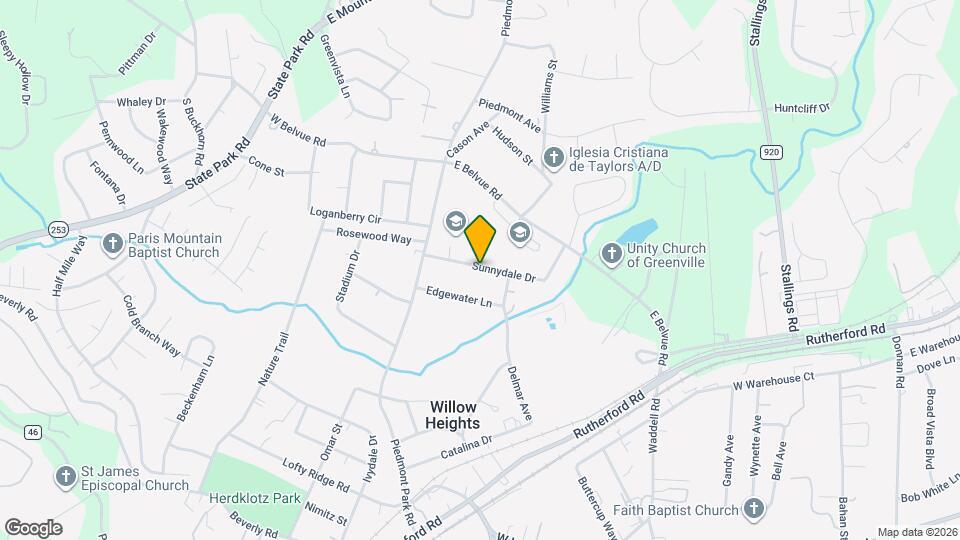 106 Sunnydale Dr Map and Location Details