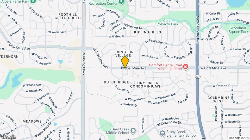 6708 S Holland Way Map and Location Details
