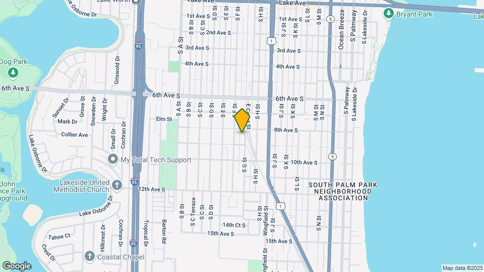 809 S G Street - Duplex Map and Location Details