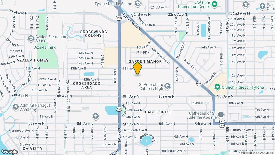 6470 13th Ave N Map and Location Details