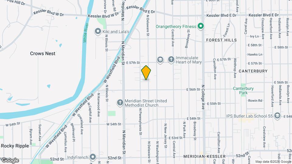 5630 N Delaware St Map and Location Details
