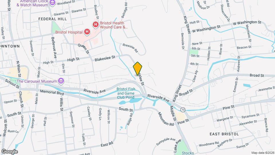 252 Blakeslee St Map and Location Details