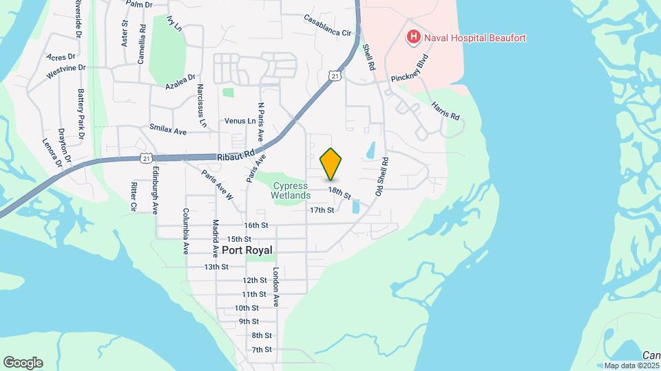 610 18th St Map and Location Details