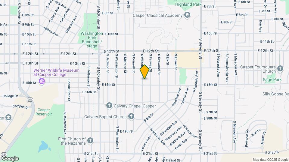 1449 S Wilson St Map and Location Details